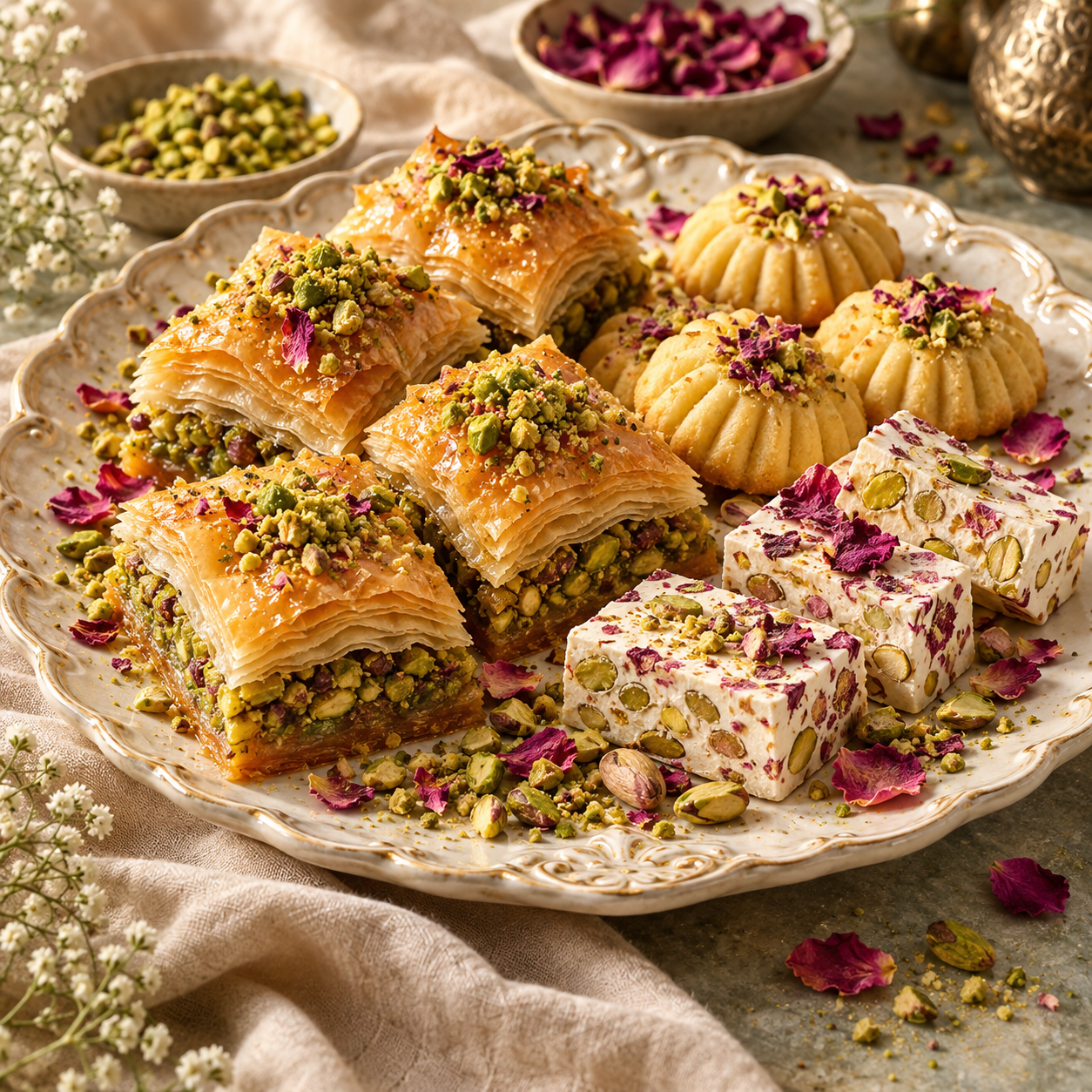 Illustrative selection of Persian sweets and pastries